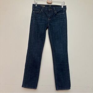 J.Crew Matchstick Stretch Jeans Women’s Size 28S Dark Wash Straight Leg